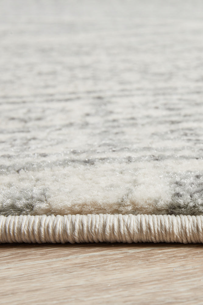 Mirage Adani  Modern Tribal Design Grey Round Rug Rug Culture