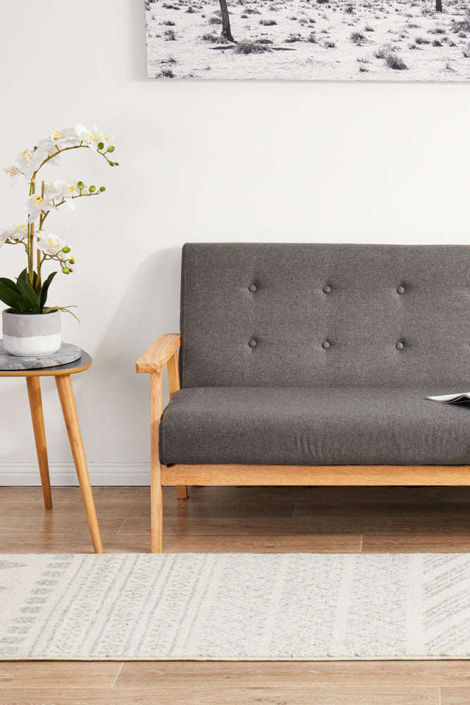 Mirage Adani  Modern Tribal Design Grey Runner Rug Rug Culture