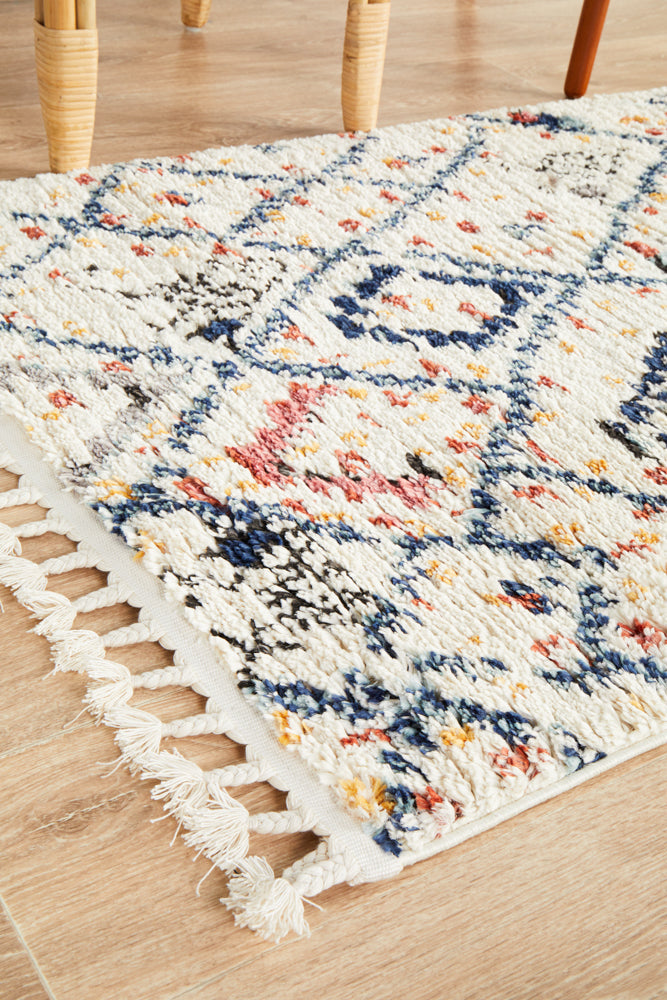 Marrakesh 111 White Runner Rug Rug Culture