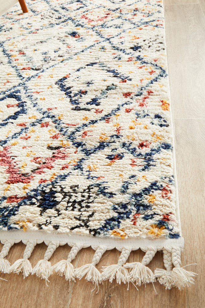 Marrakesh 111 White Runner Rug Rug Culture