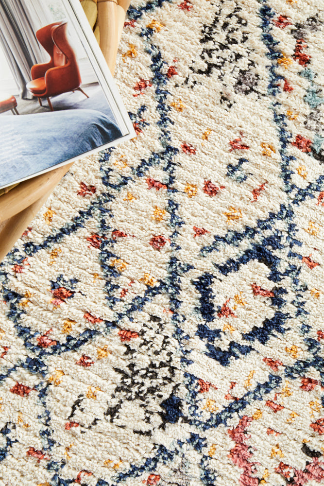 Marrakesh 111 White Runner Rug Rug Culture