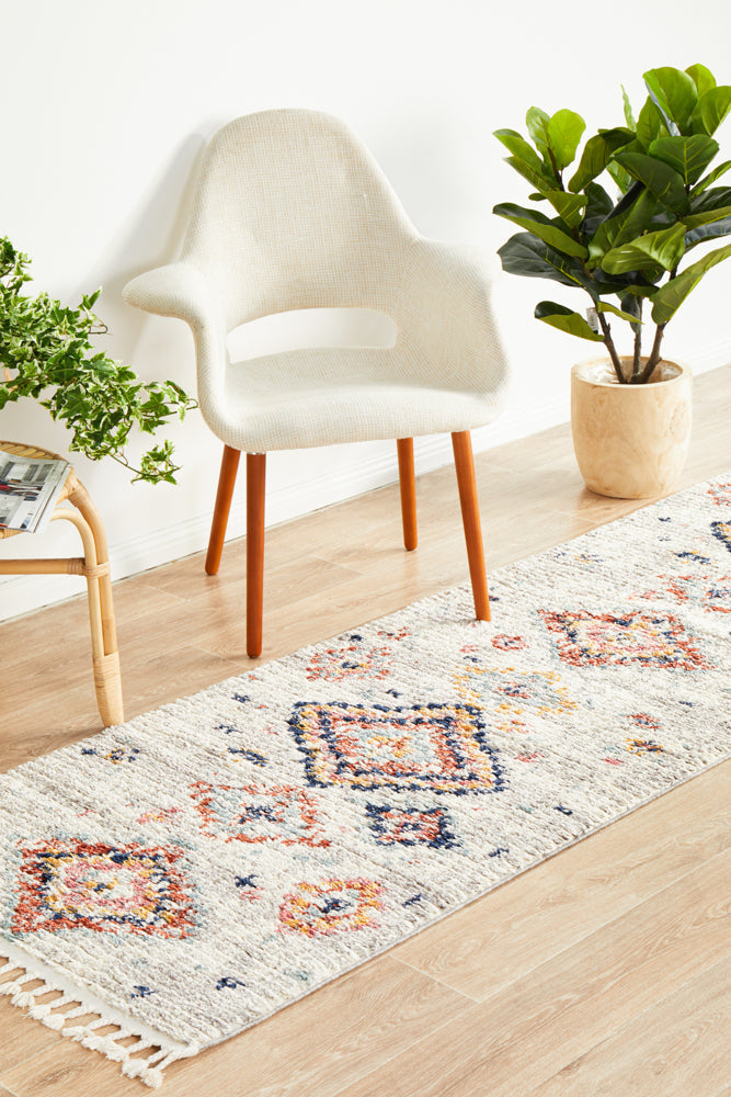 Marrakesh 222 Silver Runner Rug Rug Culture