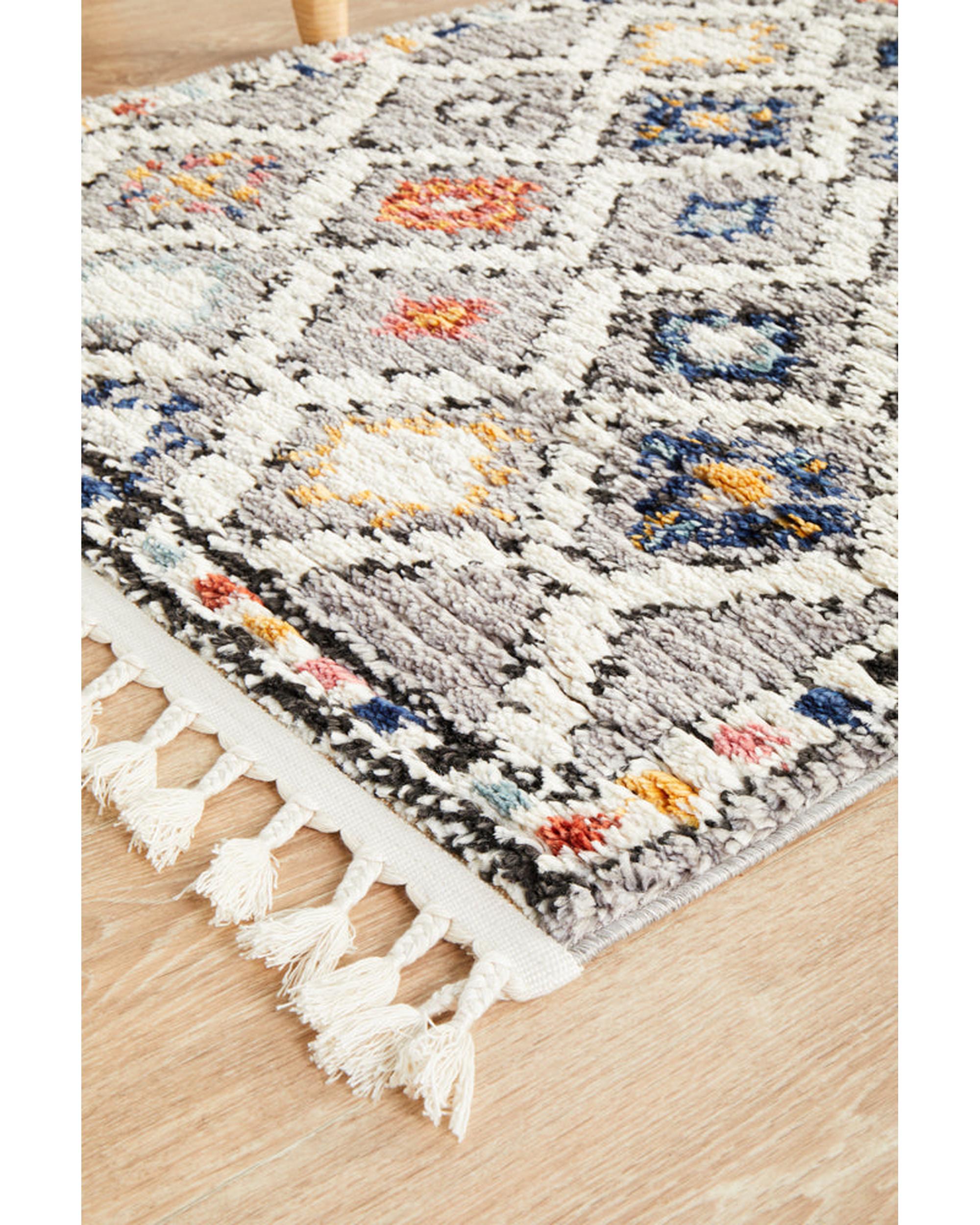 Marrakesh 555 Grey Runner Rug Rug Culture