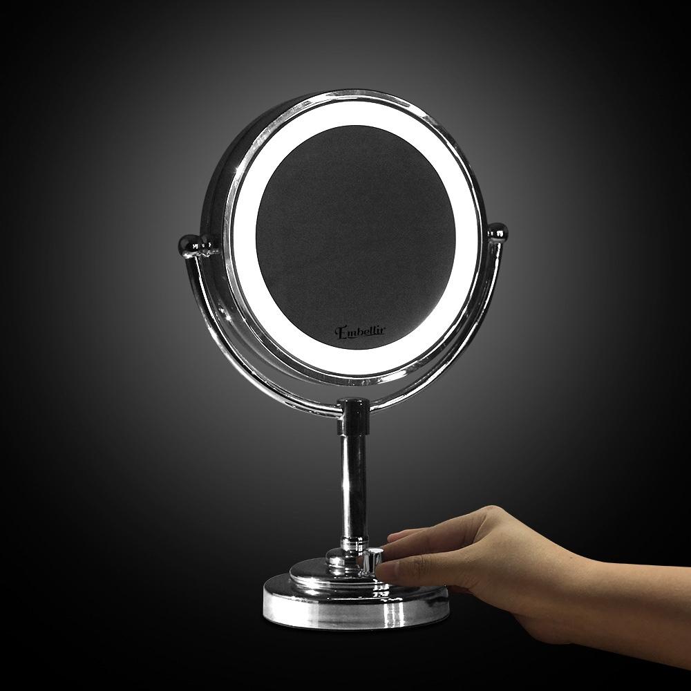 Double-sided Makeup Mirror Embellir