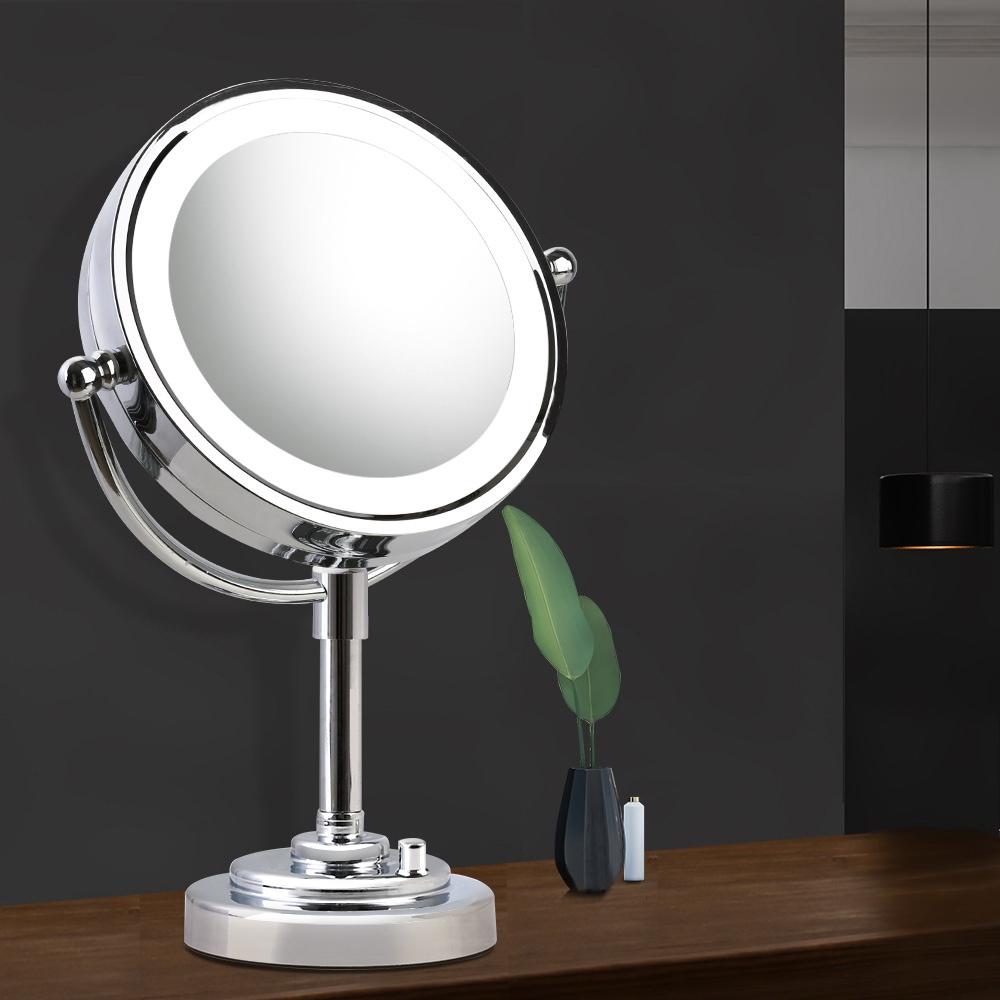 Double-sided Makeup Mirror Embellir