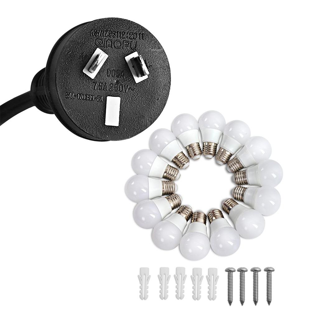 Make Up Mirror with LED Lights - Black Embellir