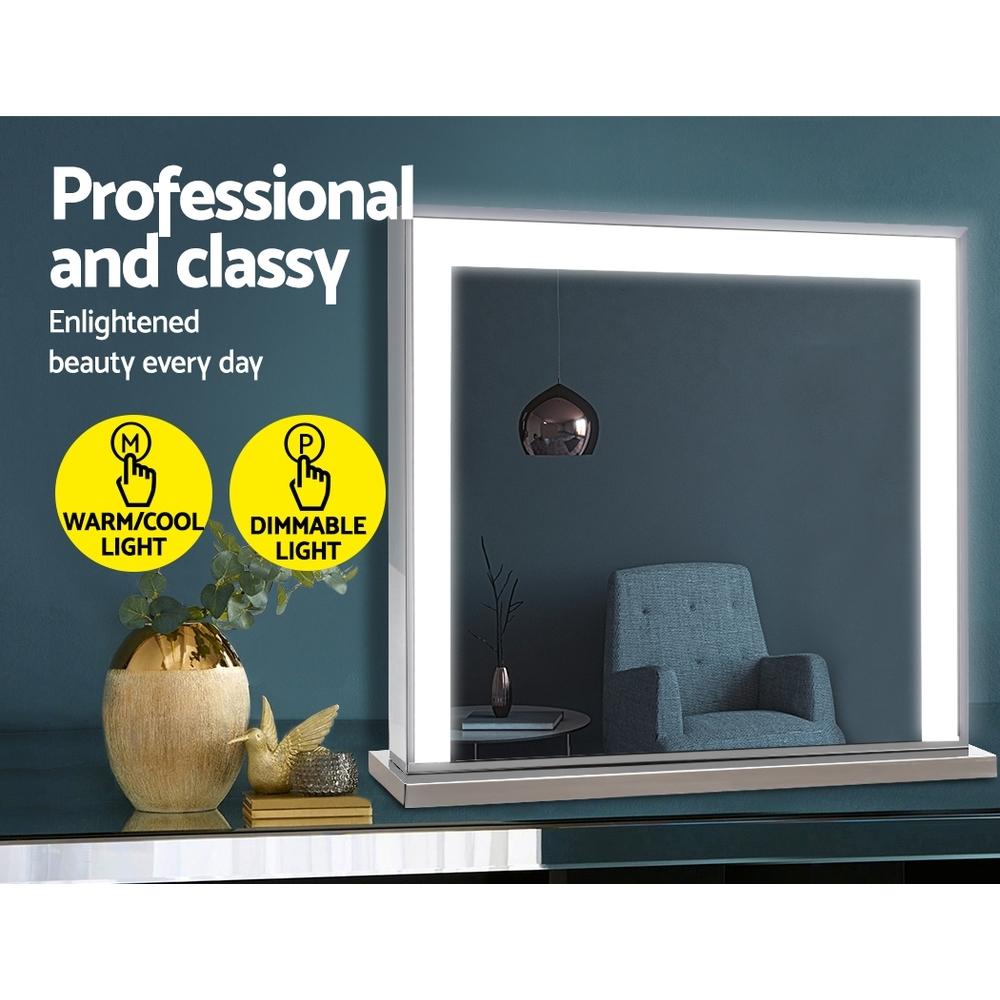 Hollywood Makeup Mirror With LED Light Vanity Beauty Frameless Embellir