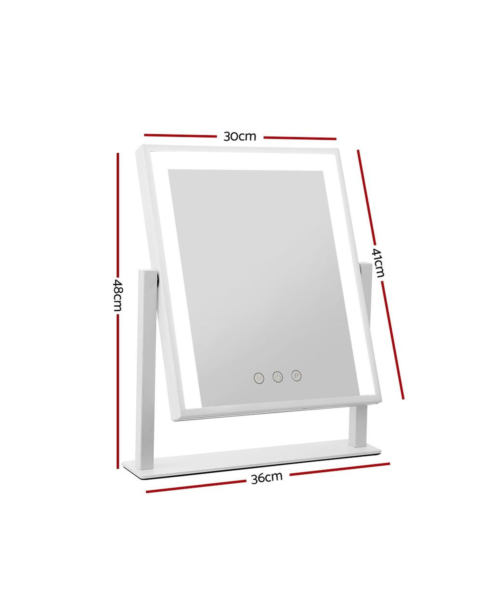 Hollywood Makeup Mirror with Dimmable Bulb Lighted Dressing Mirror Embellir