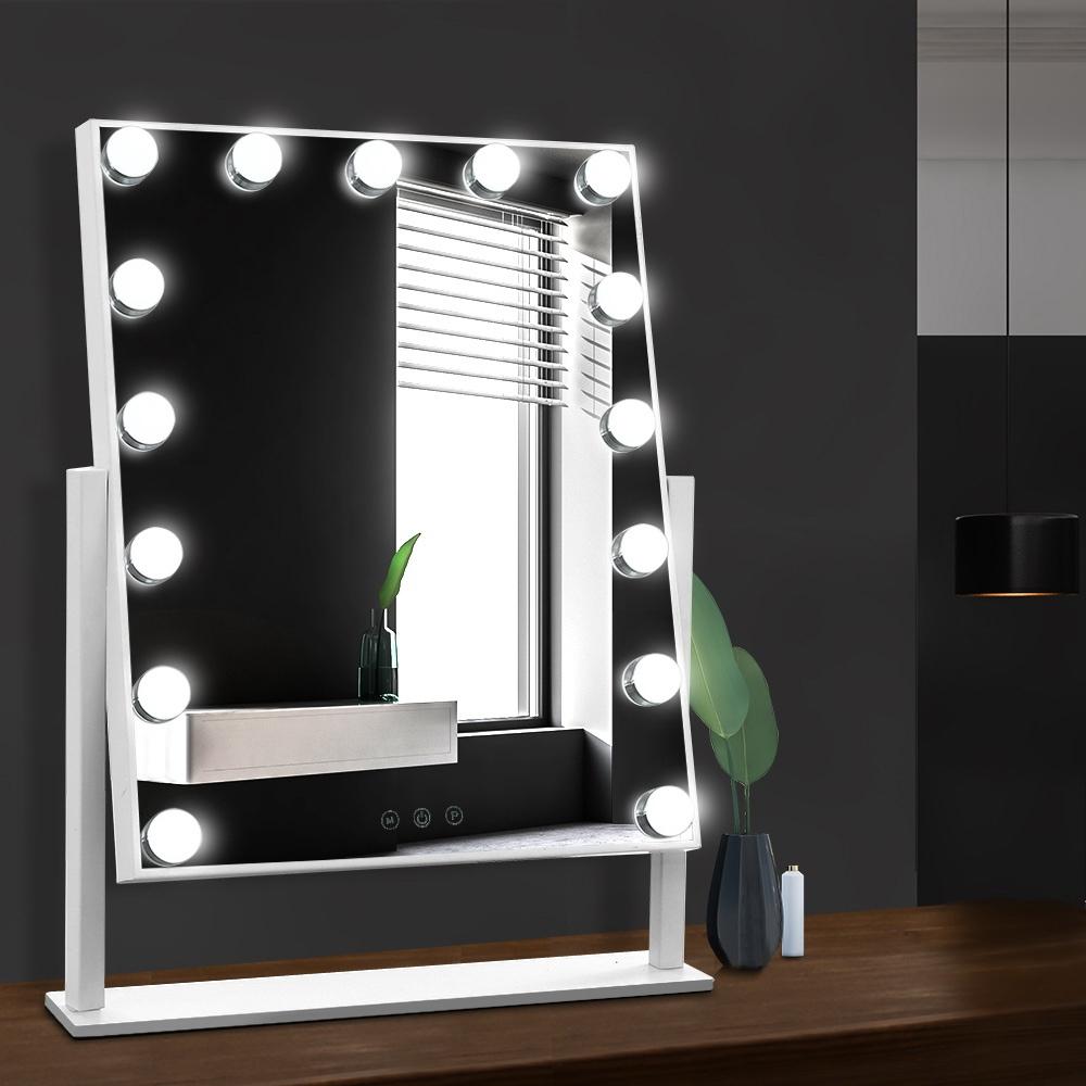 Hollywood Makeup Mirror with 15 Dimmable Bulb Lighted Dressing Mirror Embellir