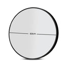60cm Frameless Round Wall Mirror Embellir
