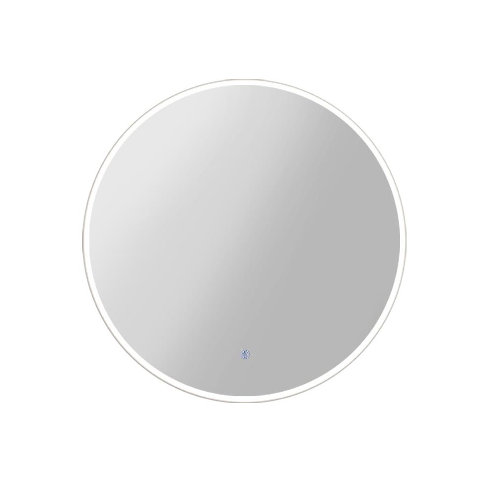 60CM LED Wall Mirror Bathroom Light Decorative Round Large Mirrors Embellir
