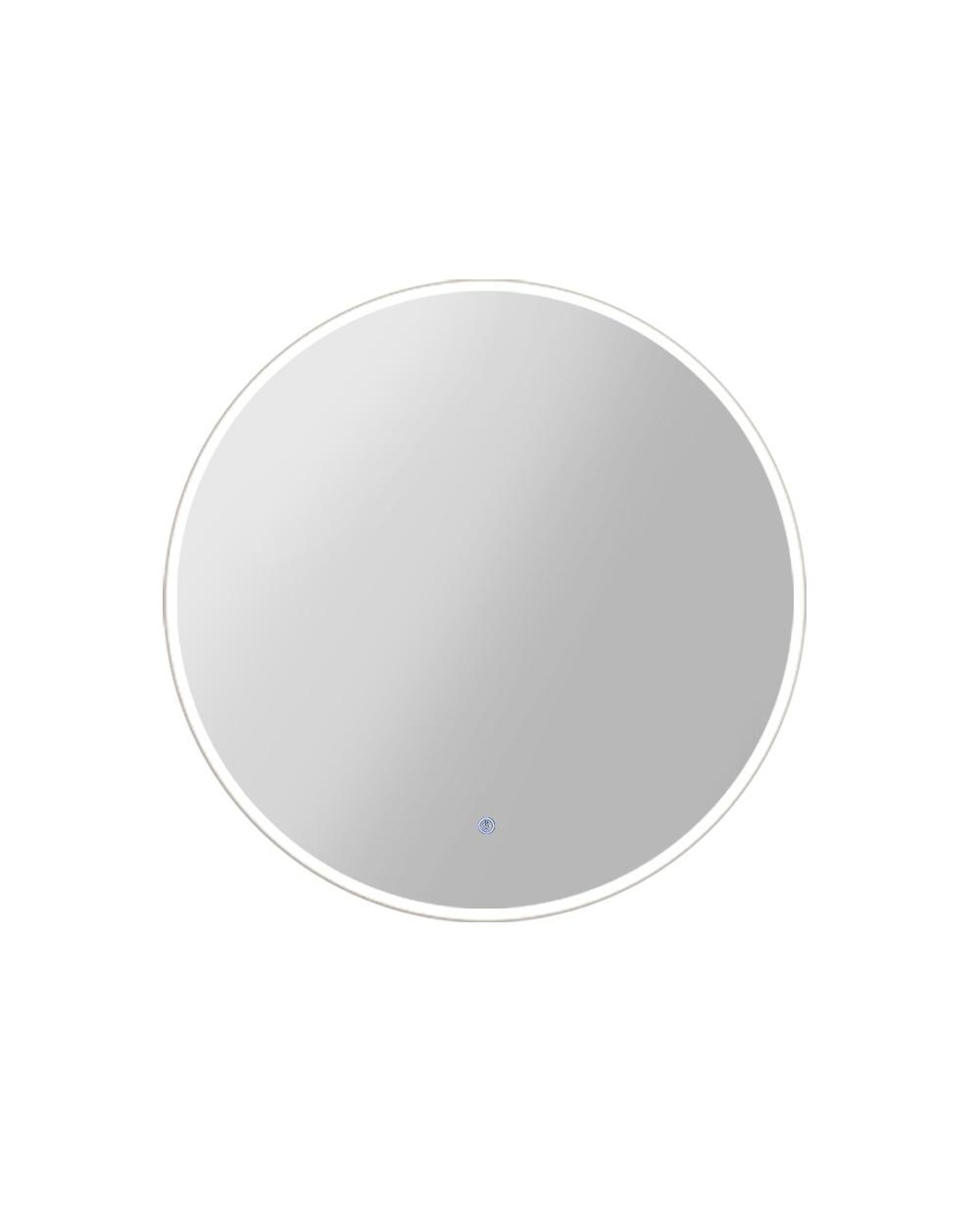 LED Wall Mirror Bathroom Light 80CM Decor Round decorative Mirrors Embellir