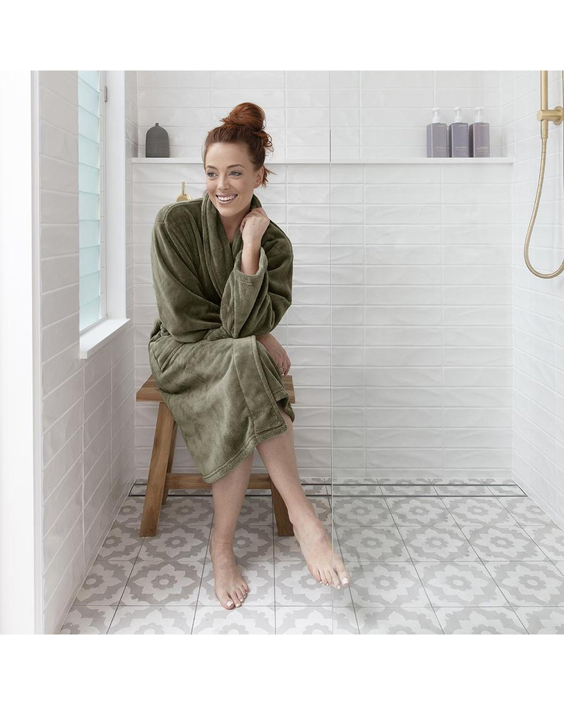 Bambury Microplush Bath Robe - 11 Colours Bambury