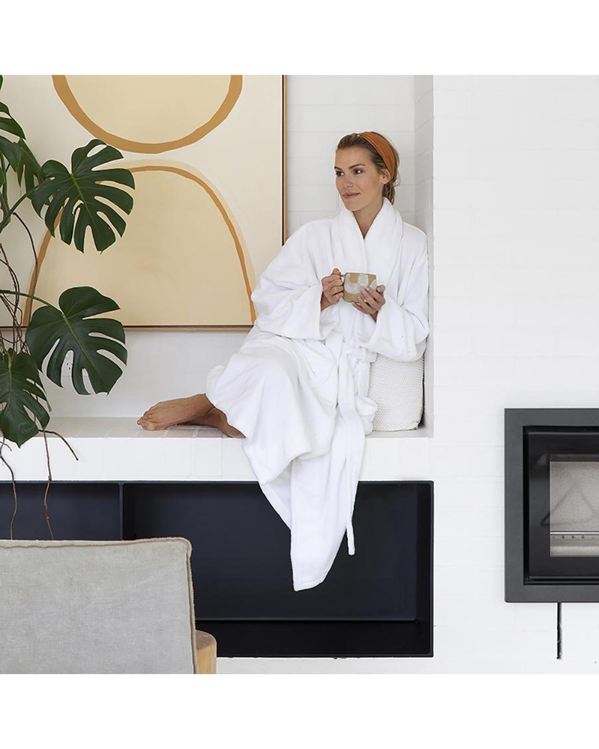 Bambury Microplush Bath Robe - 11 Colours Bambury