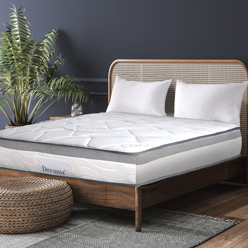 Top Pocket Spring Medium Firm Premium Foam 25CM - Queen Dreamz