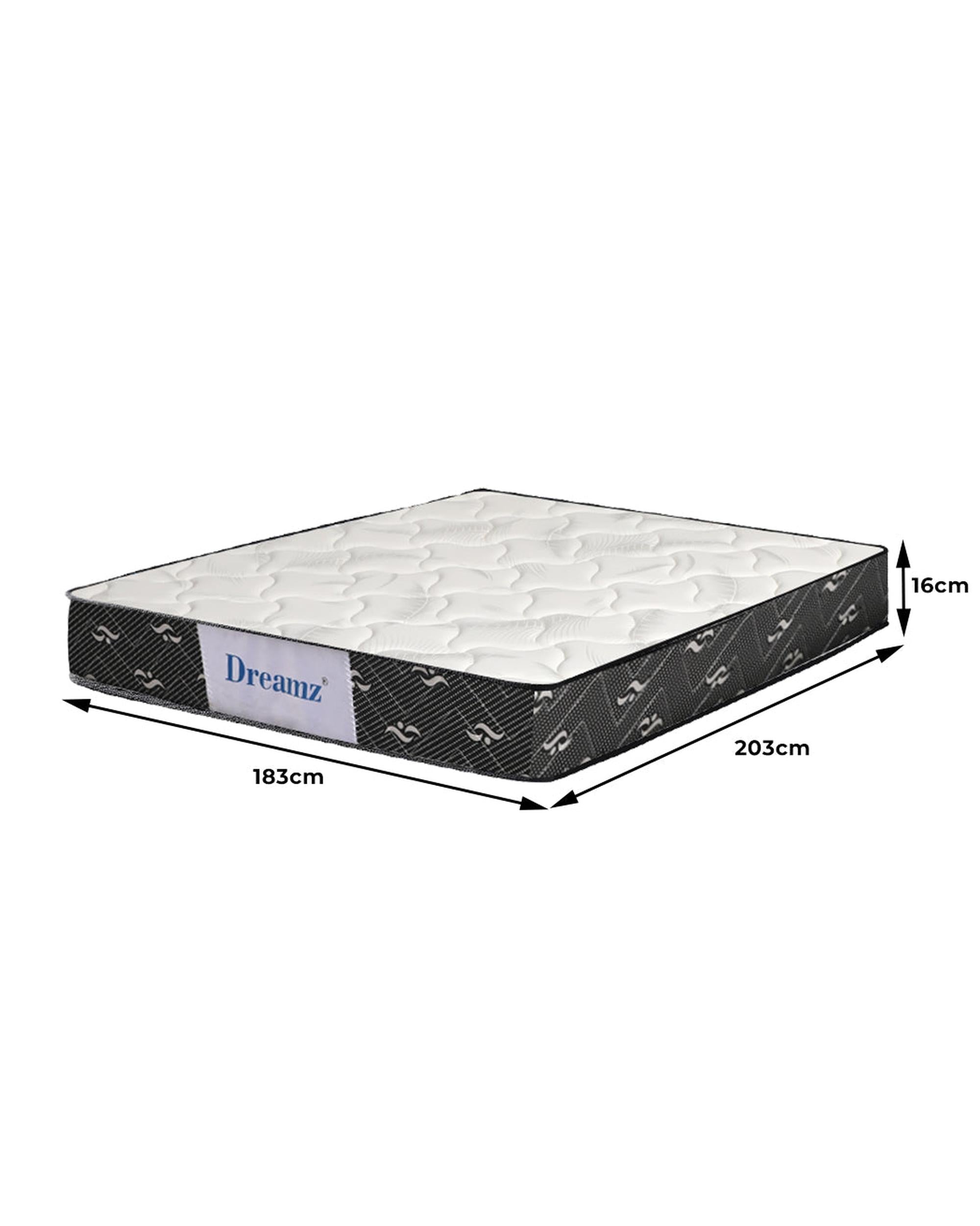 Premium Bed Top Spring Foam Medium Soft 16CM - King Dreamz