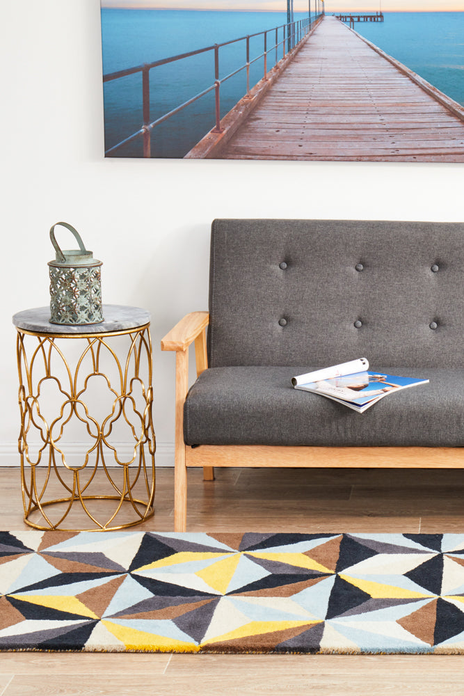 Matrix Pure Wool 900 Blue Runner Rug Rug Culture