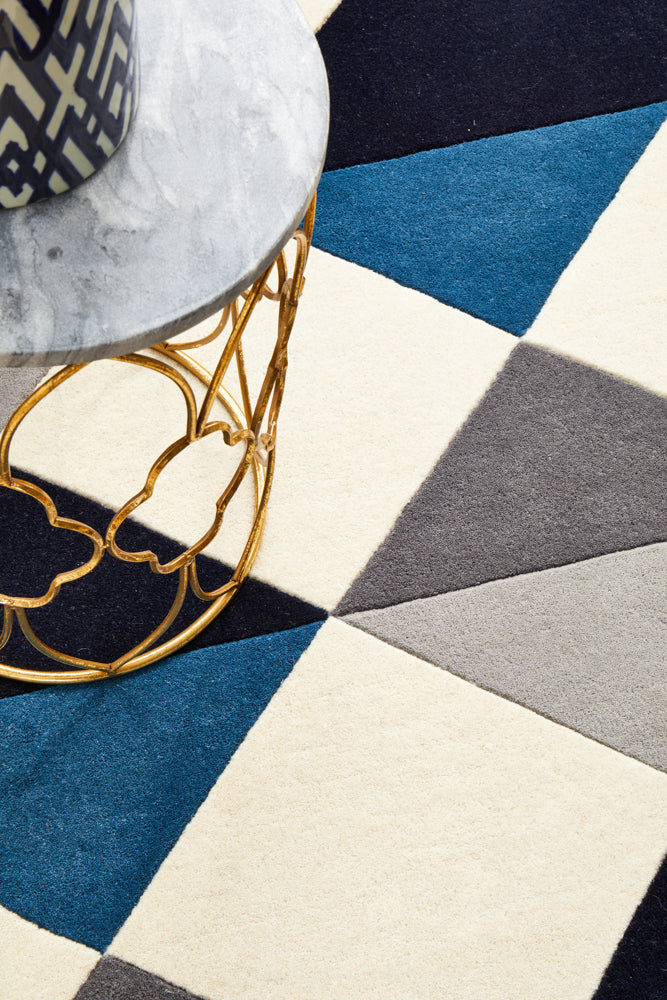 Matrix Pure Wool 904 Steel Round Rug Rug Culture