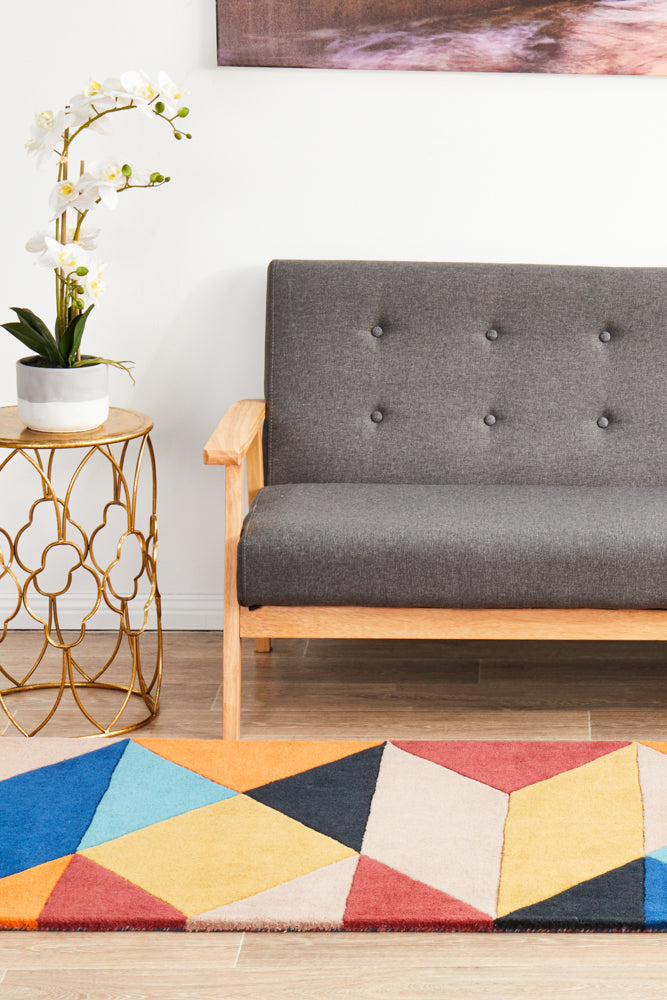 Matrix Pure Wool 904 Sunset Runner Rug Rug Culture