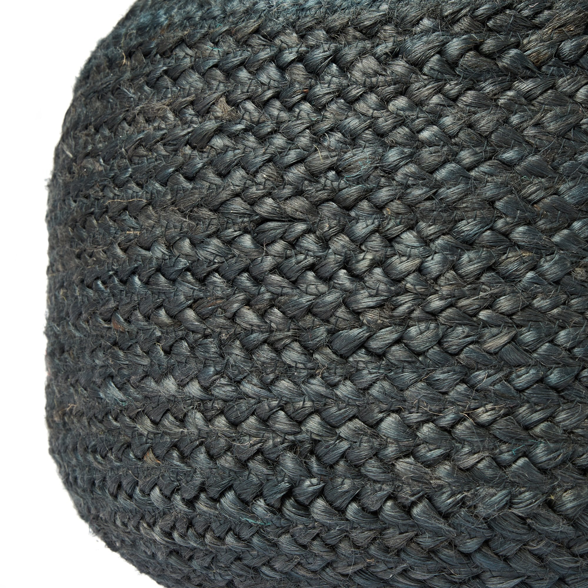 Vintage Design McCann Jute Pouffe - Chocolate Vintage Design