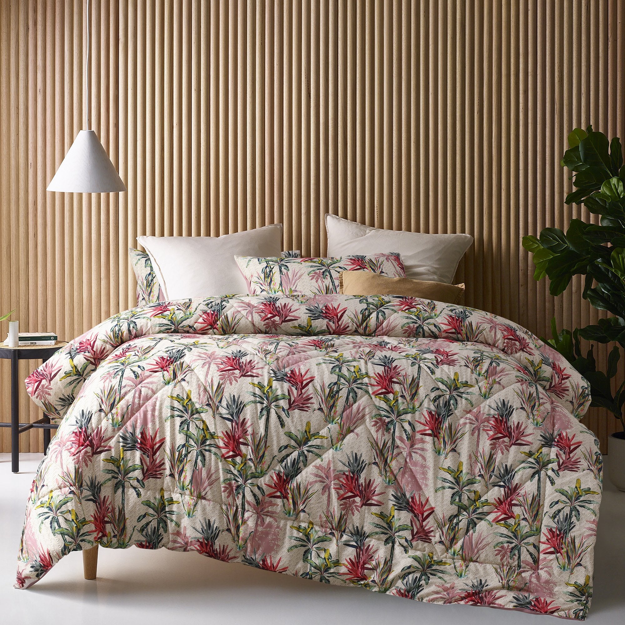 Accessorize Elka 180TC Cotton Digital Printed 3pc Comforter Sets Accessorize