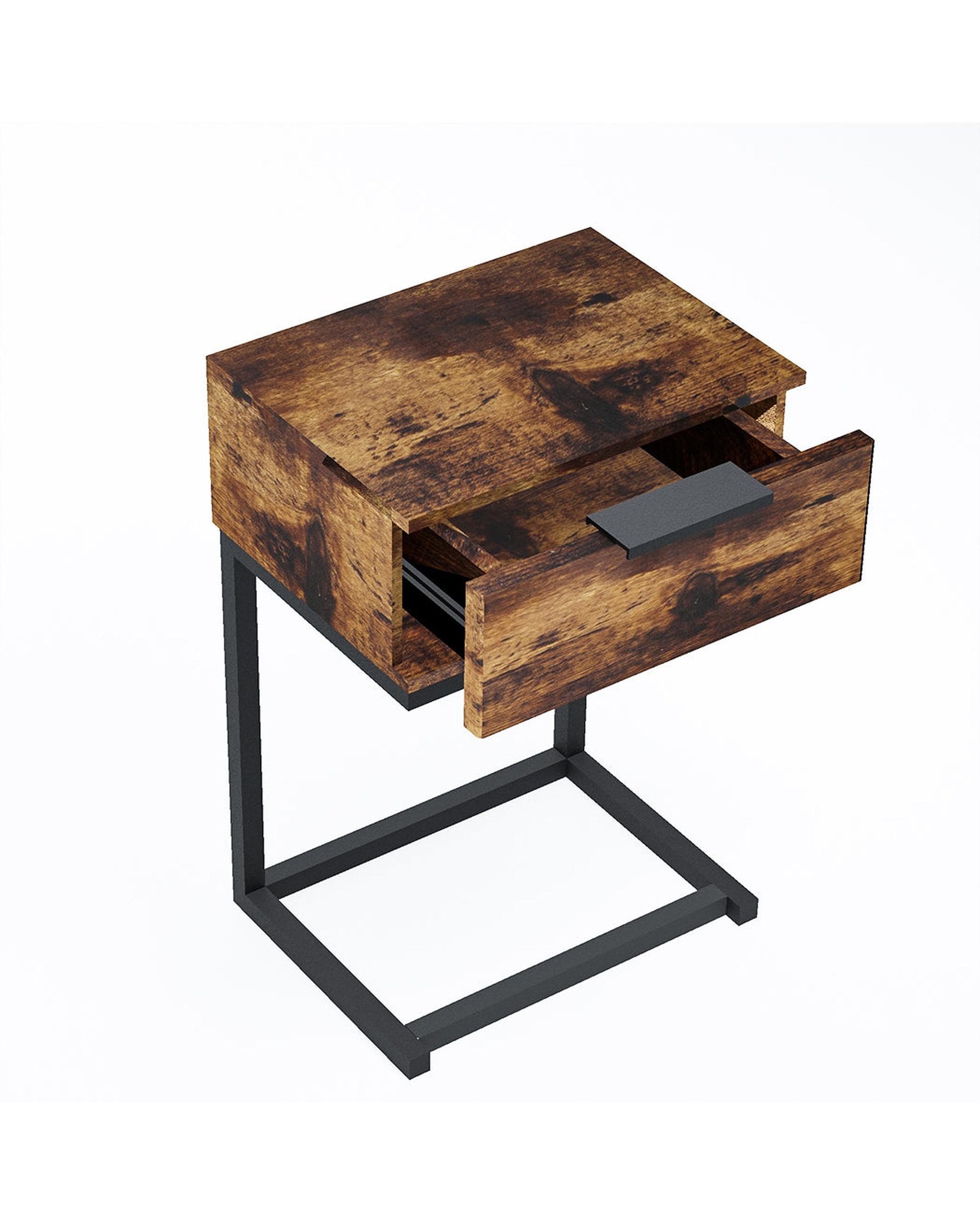 Bedside Tables Drawers Side Table Wood Nightstand Storage Cabinet Unit Levede