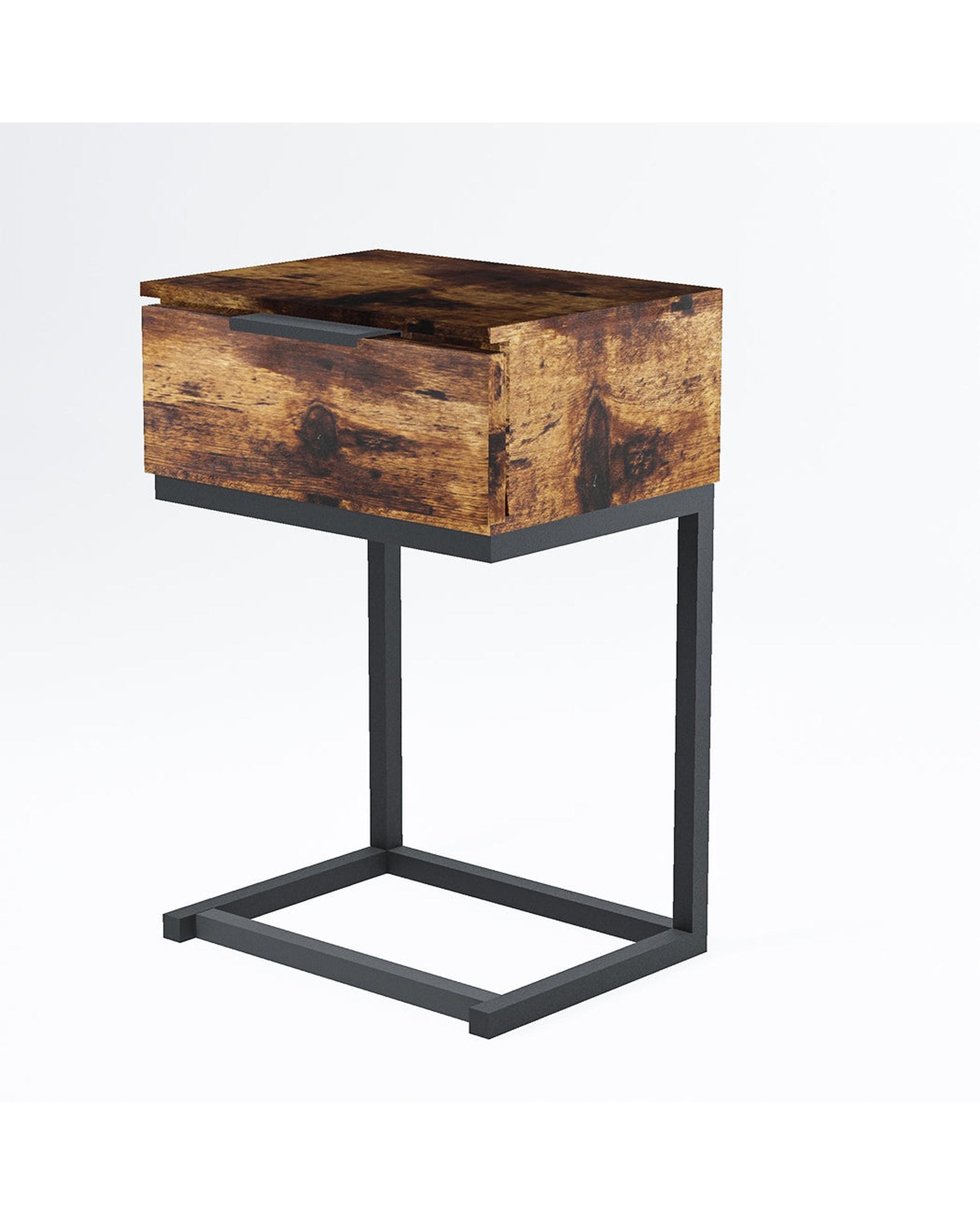 Bedside Tables Drawers Side Table Wood Nightstand Storage Cabinet Unit Levede