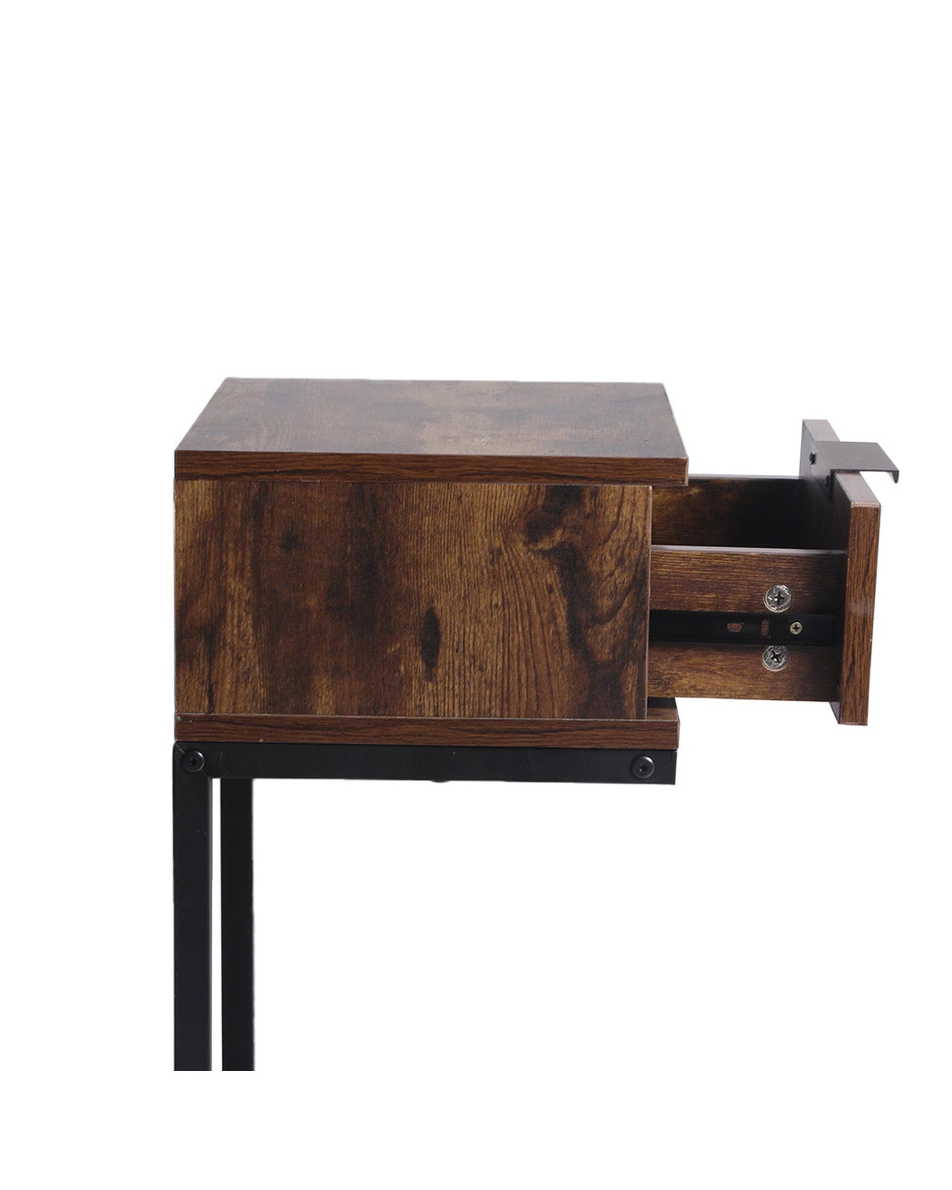 Bedside Tables Drawers Side Table Wood Nightstand Storage Cabinet Unit Levede