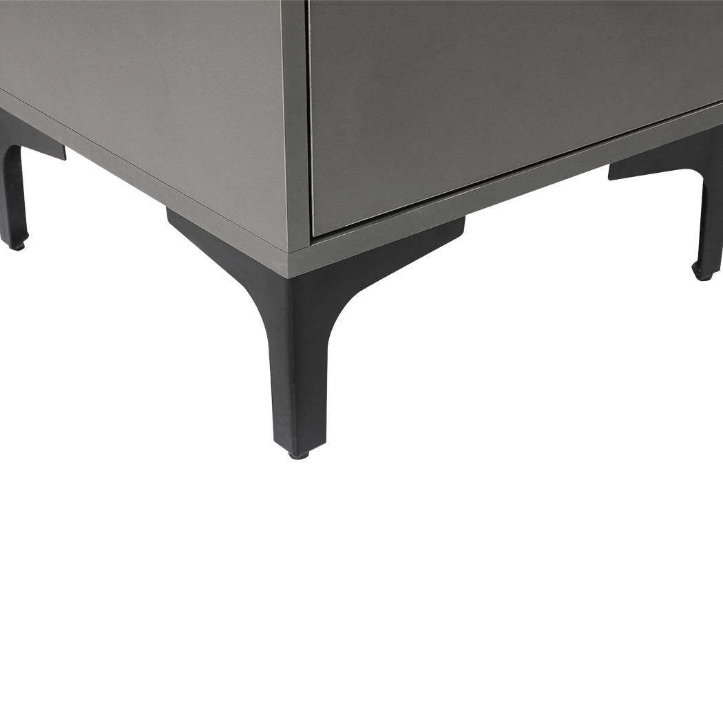 Bedside Tables Side Table Bedroom Nightstand 2 Drawers Storage Cabinet Levede