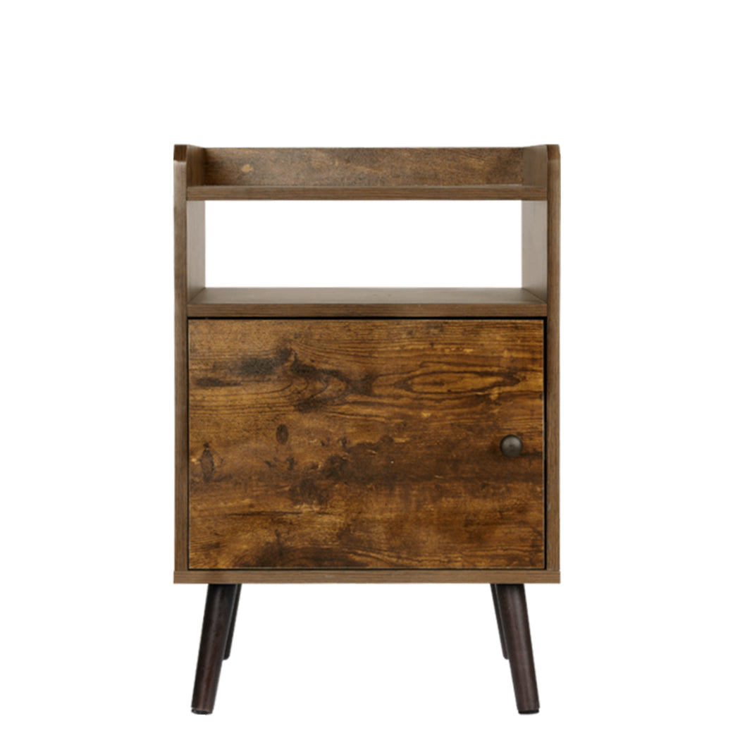 Bedside Tables Drawers Side Table Wood Nightstand Storage Cabinet Bedroom Levede