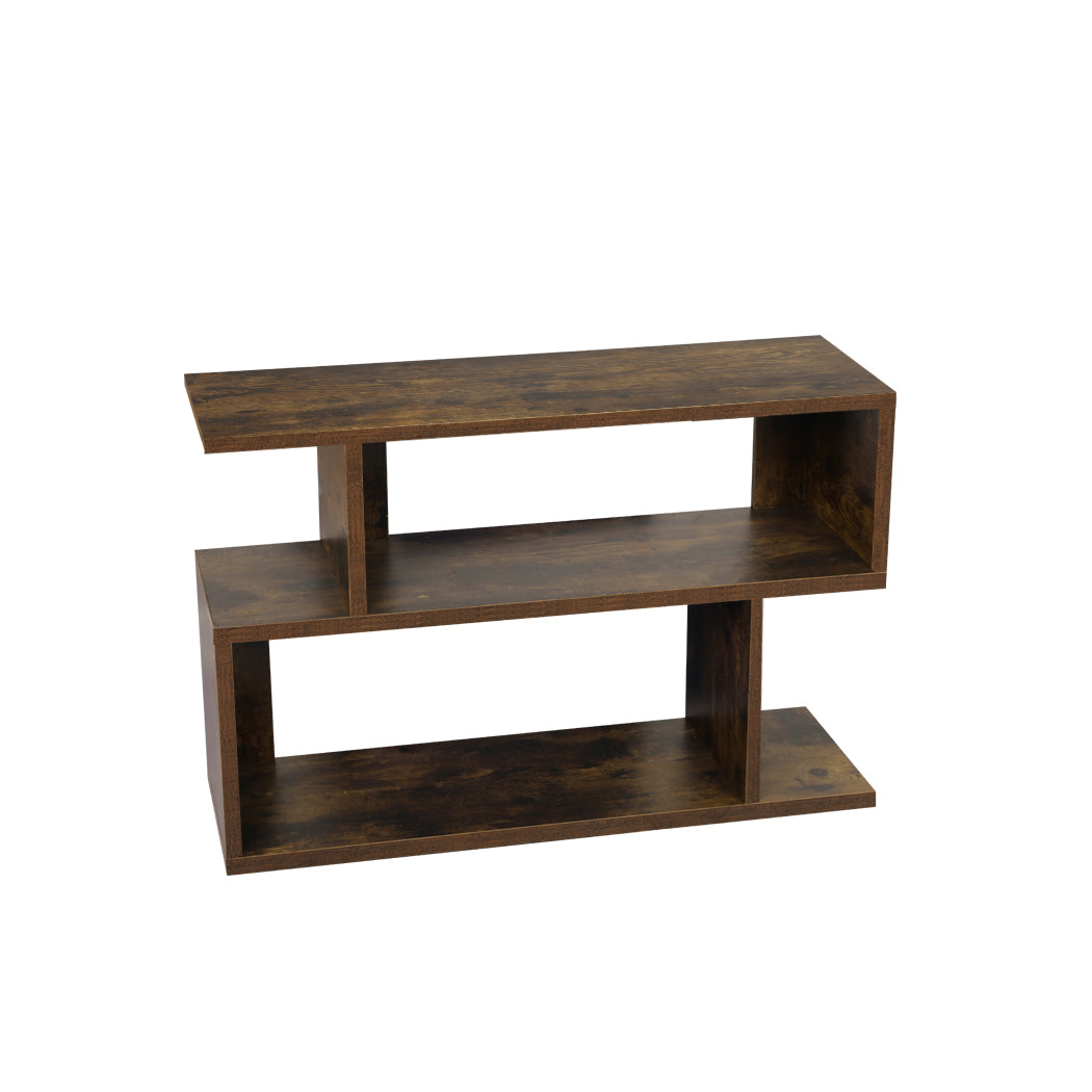 Side End Table Bedside Tables Wood Nightstand Storage Cabinet Shelf Rack Levede