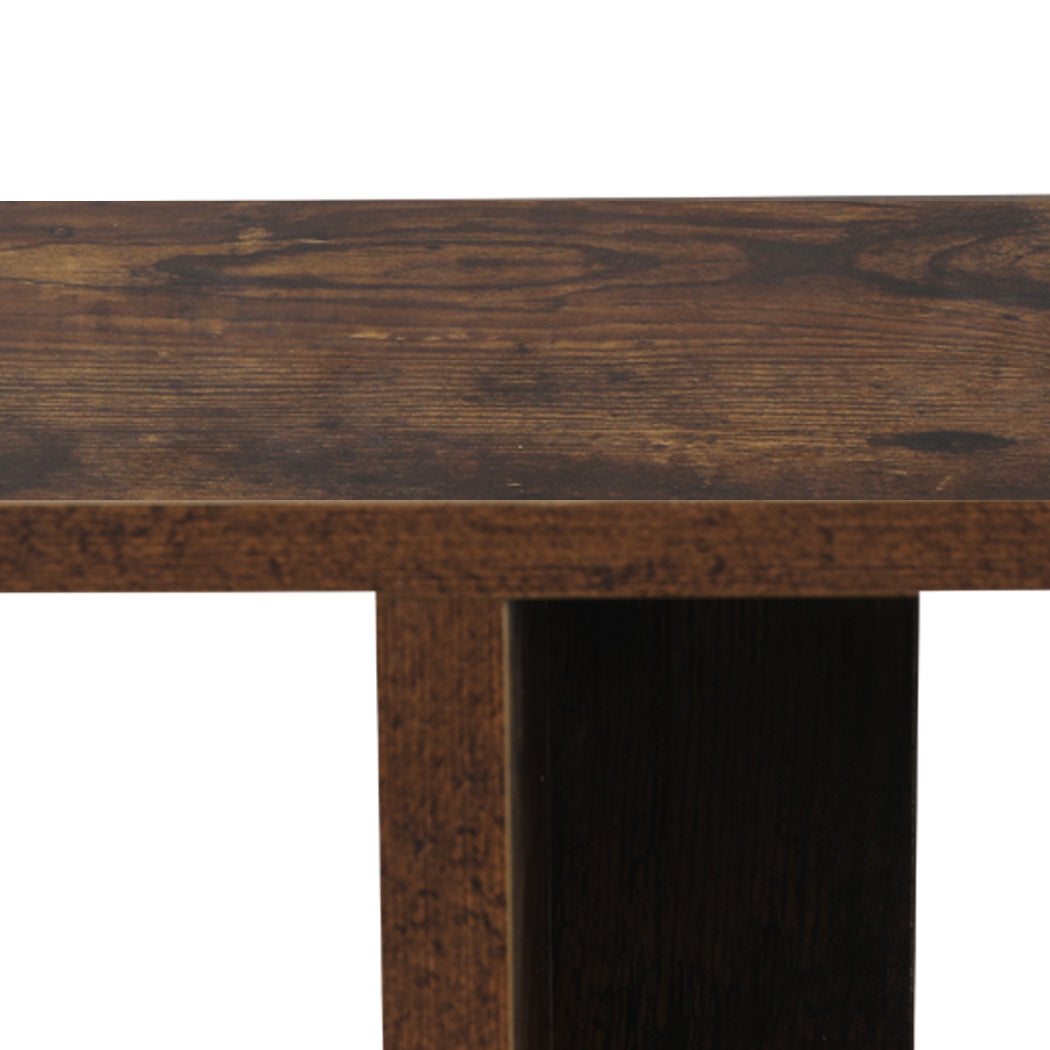 Side End Table Bedside Tables Wood Nightstand Storage Cabinet Shelf Rack Levede