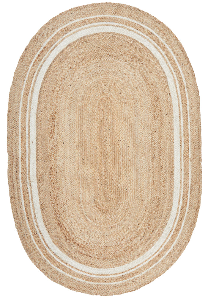Noosa 111 Natural Oval Rug RUG CULTURE
