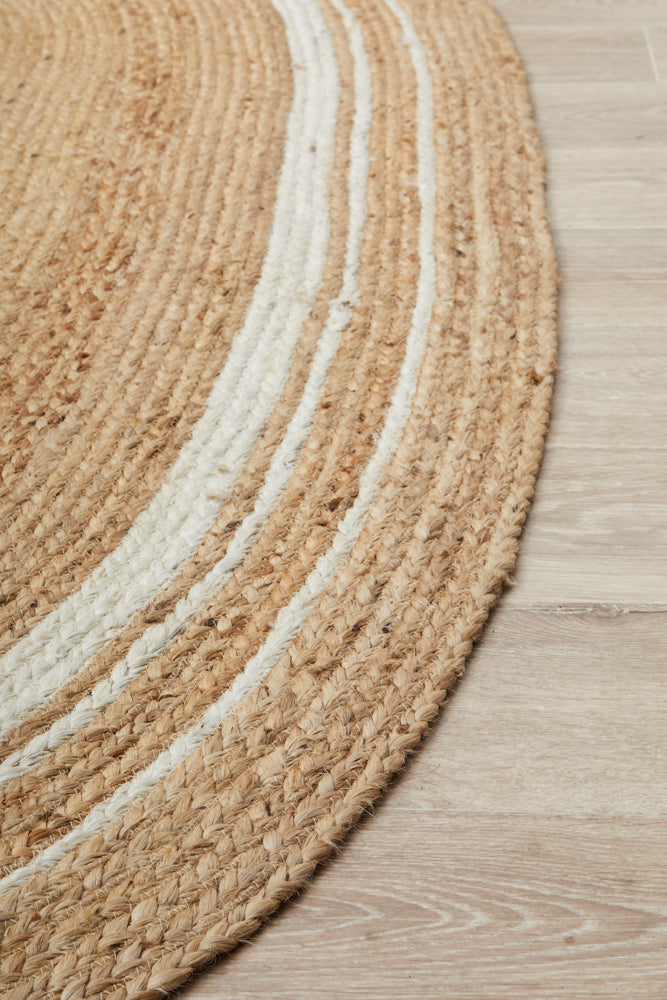 Noosa 111 Natural Oval Rug RUG CULTURE