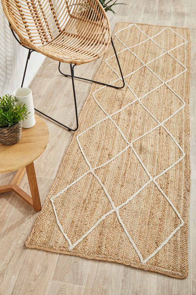 Noosa 222 Natural Runner Rug RUG CULTURE