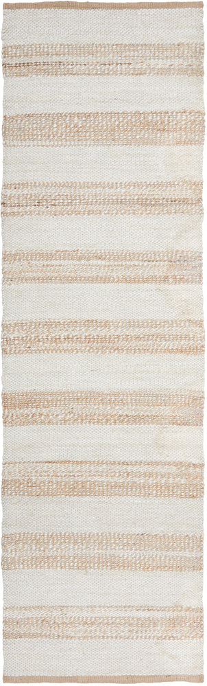 Noosa 555 Natural White Runner Rug RUG CULTURE