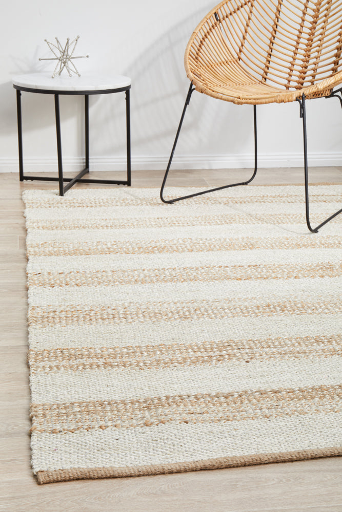 Noosa 555 Natural White Rug RUG CULTURE