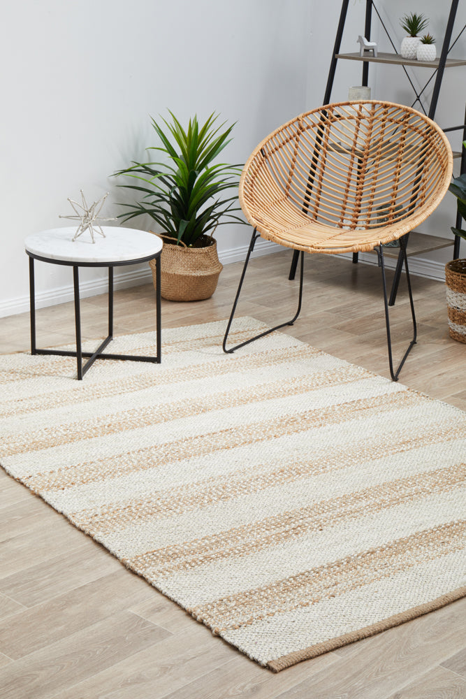 Noosa 555 Natural White Rug RUG CULTURE