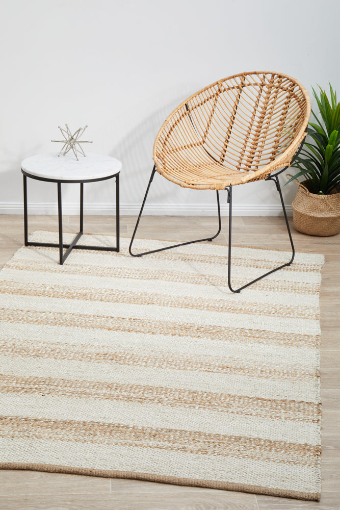 Noosa 555 Natural White Rug RUG CULTURE