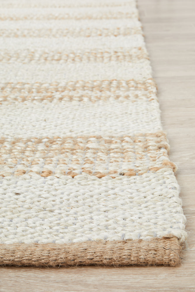 Noosa 555 Natural White Rug RUG CULTURE