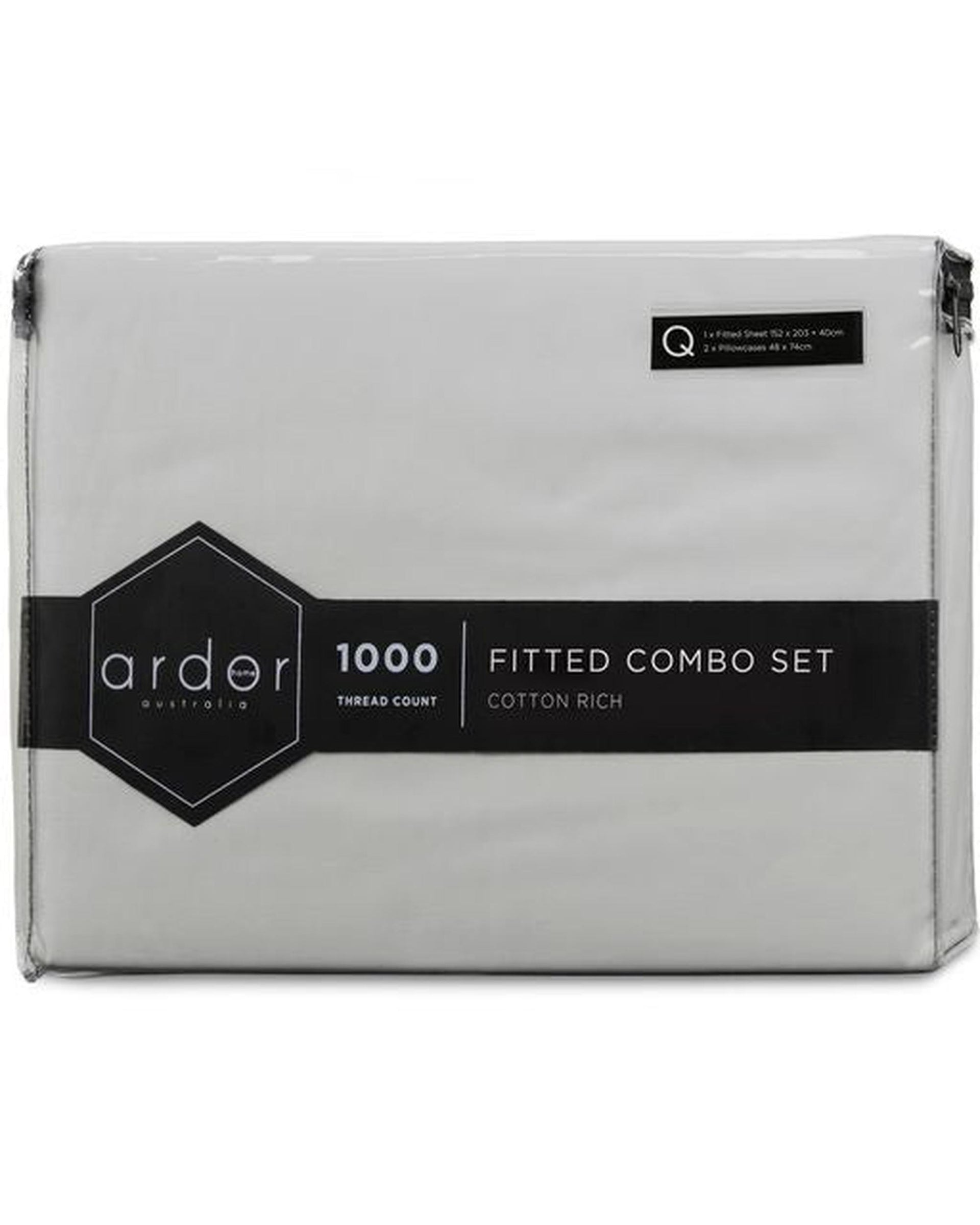 ARDOR "1000TC" FTD COMBO SHEET SET - 5 Colours Ardor Bedding