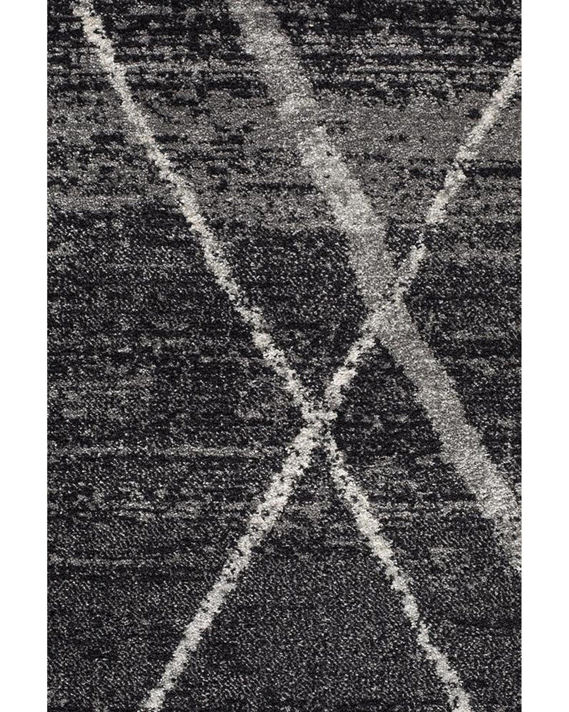 Oasis Noah Charcoal Contemporary Round Rug