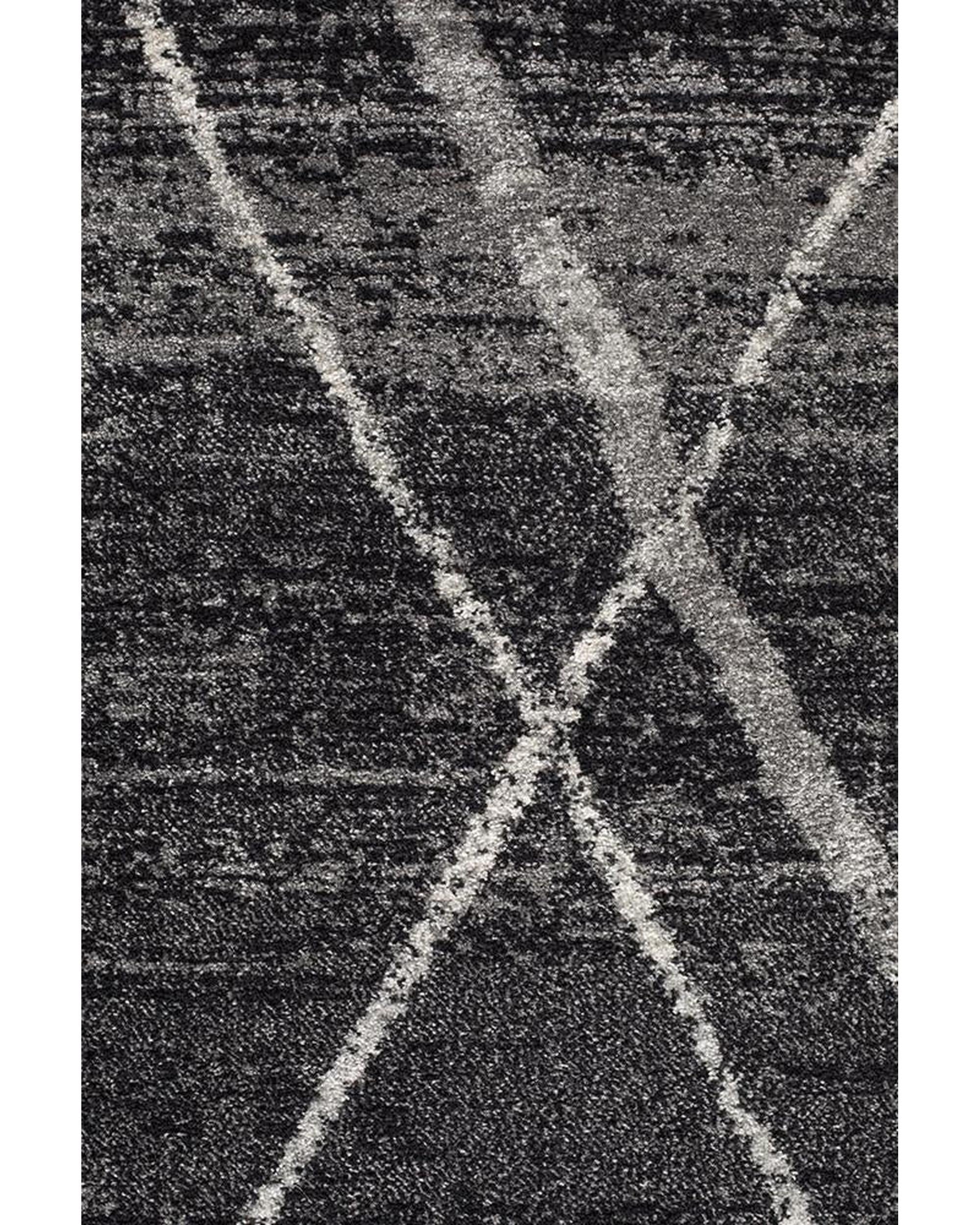 Oasis Noah Charcoal Contemporary Round Rug