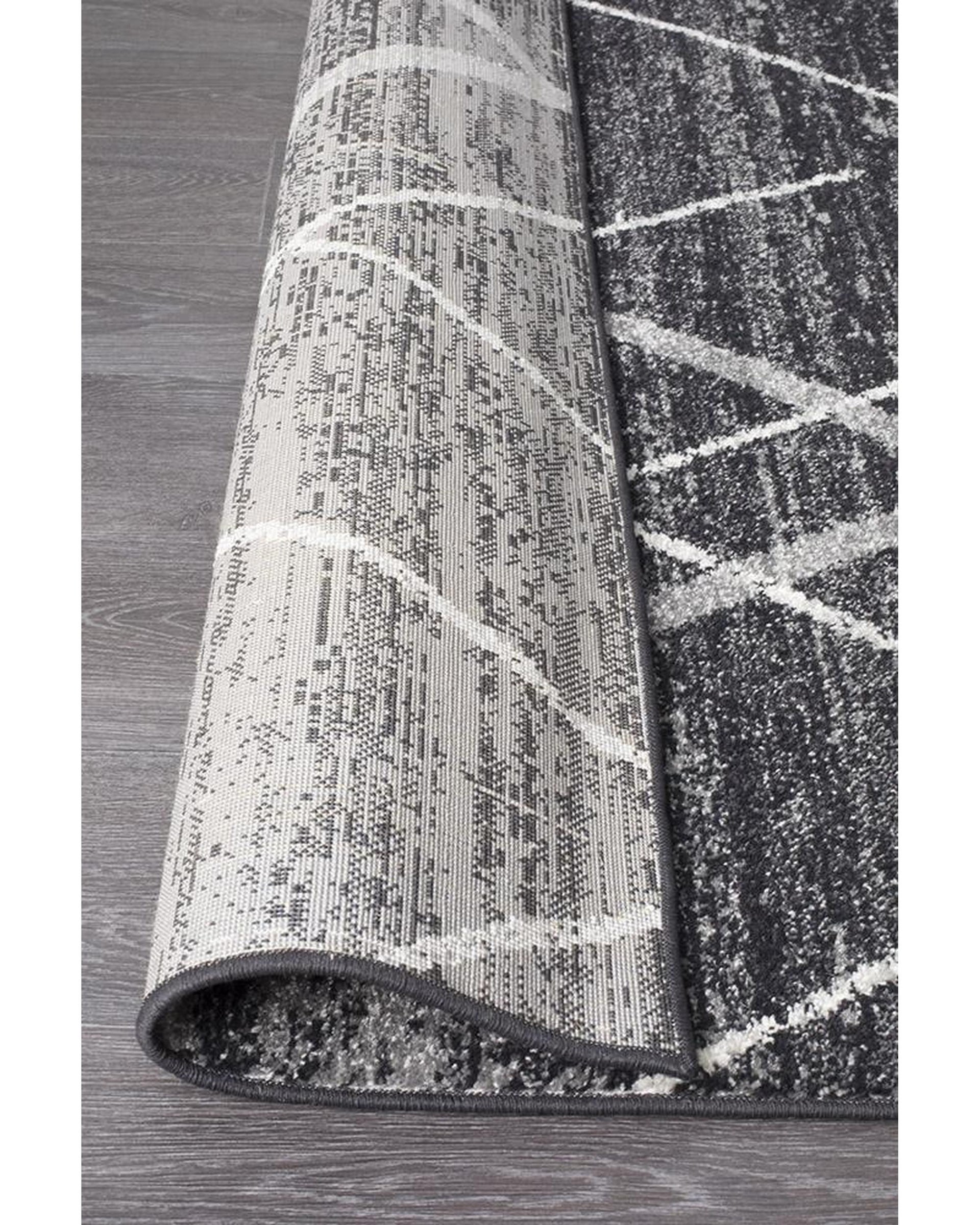 Oasis Noah Charcoal Contemporary Rug