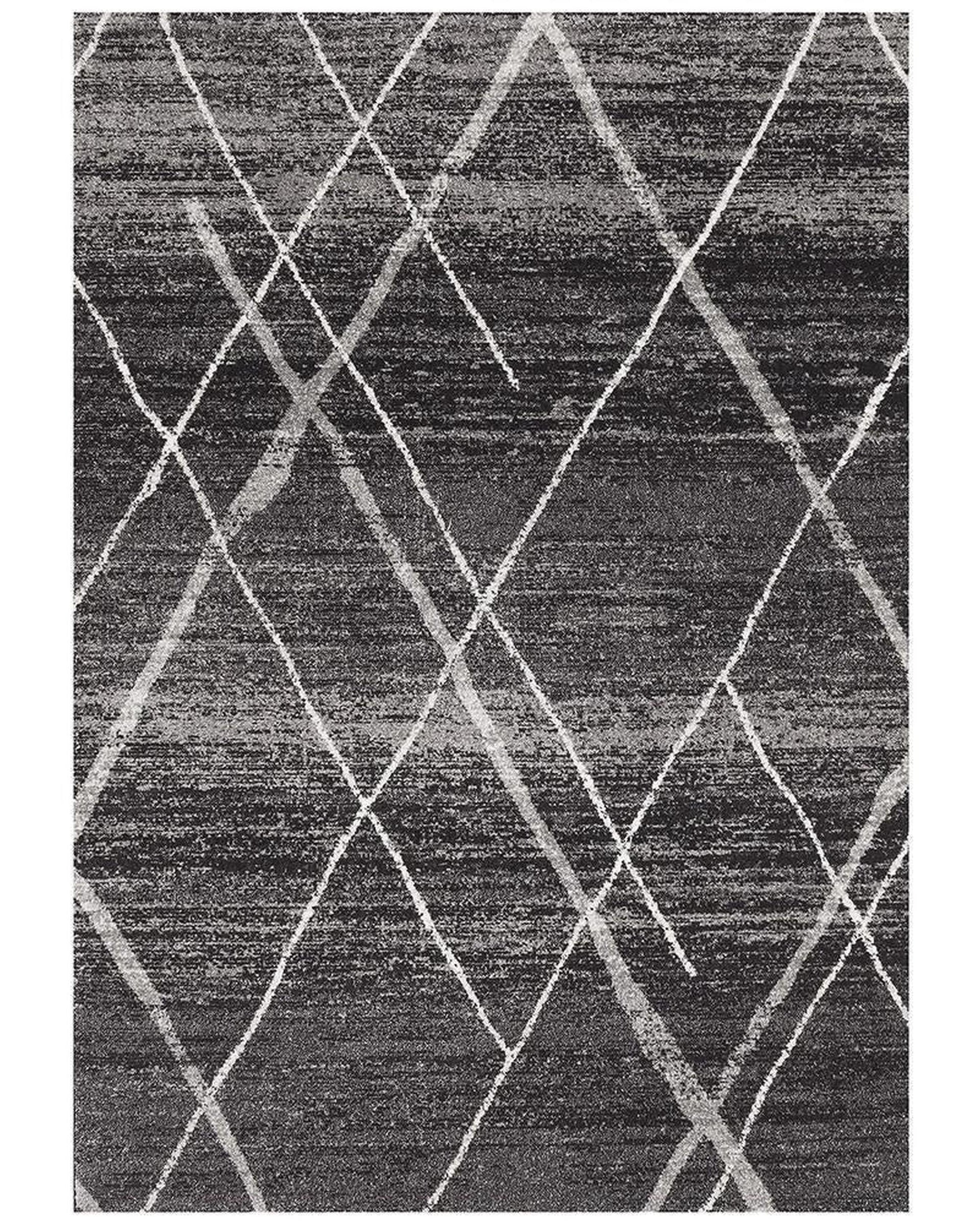 Oasis Noah Charcoal Contemporary Rug