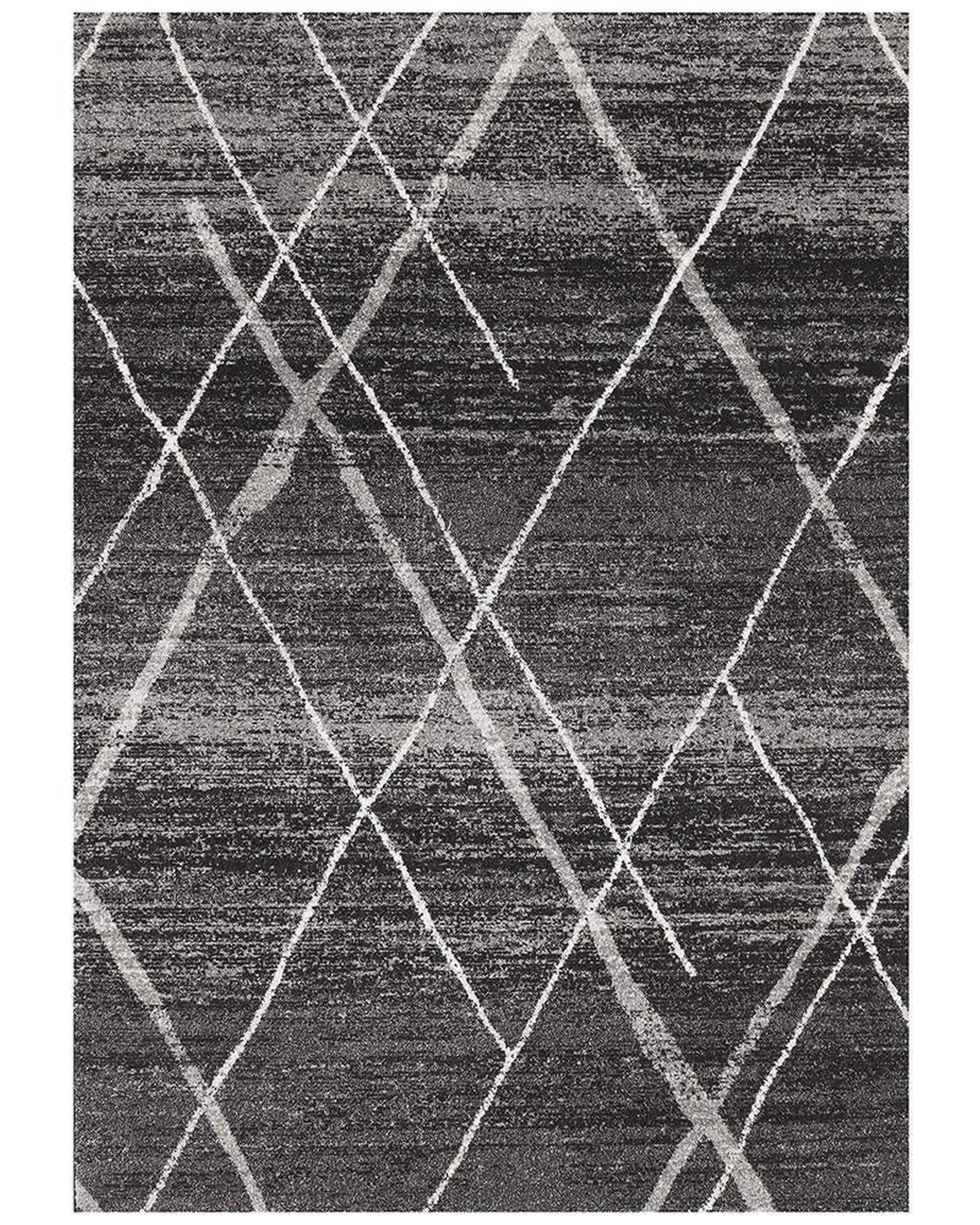 Oasis Noah Charcoal Contemporary Rug