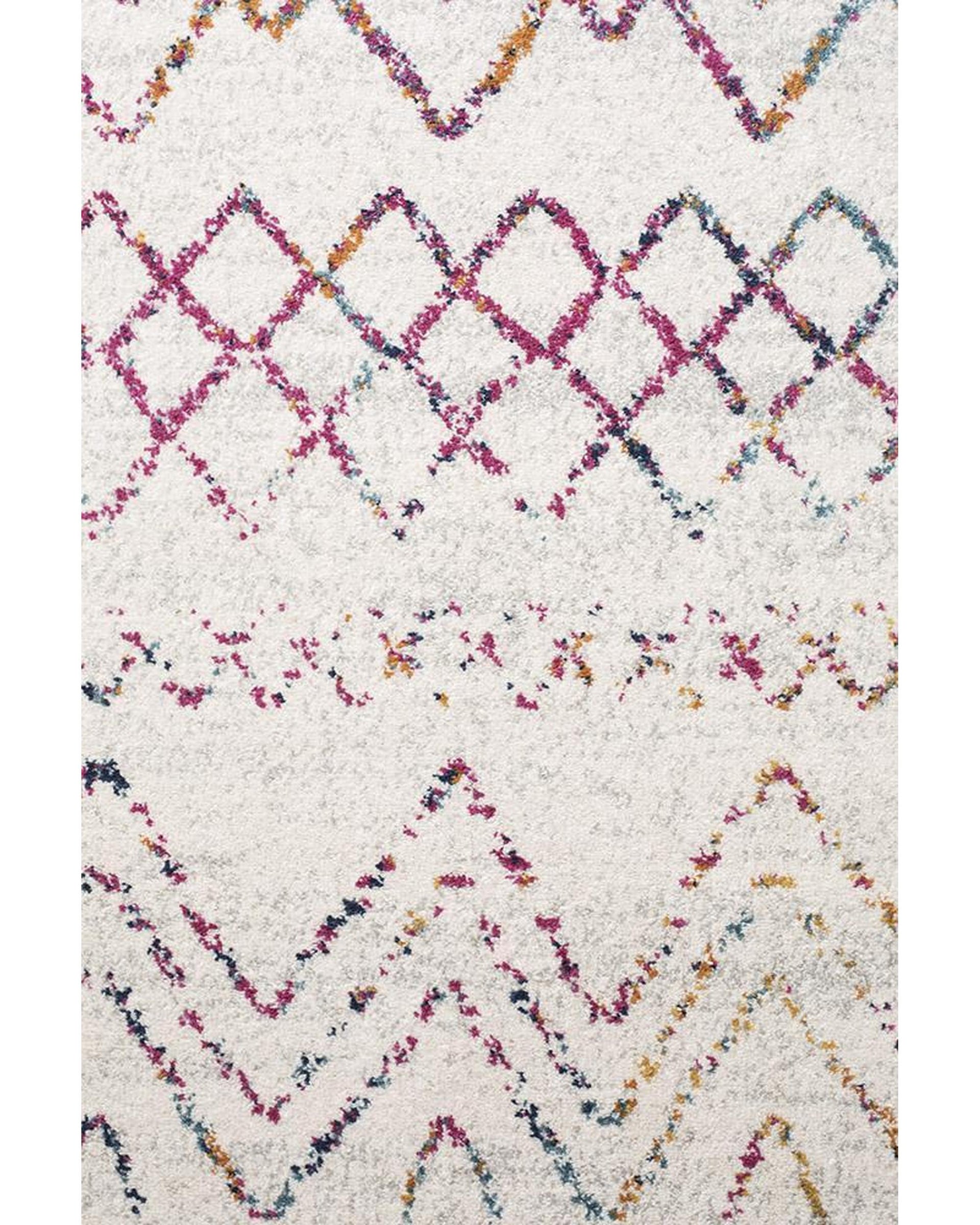 Oasis Nadia Multi Rustic Tribal Round Rug