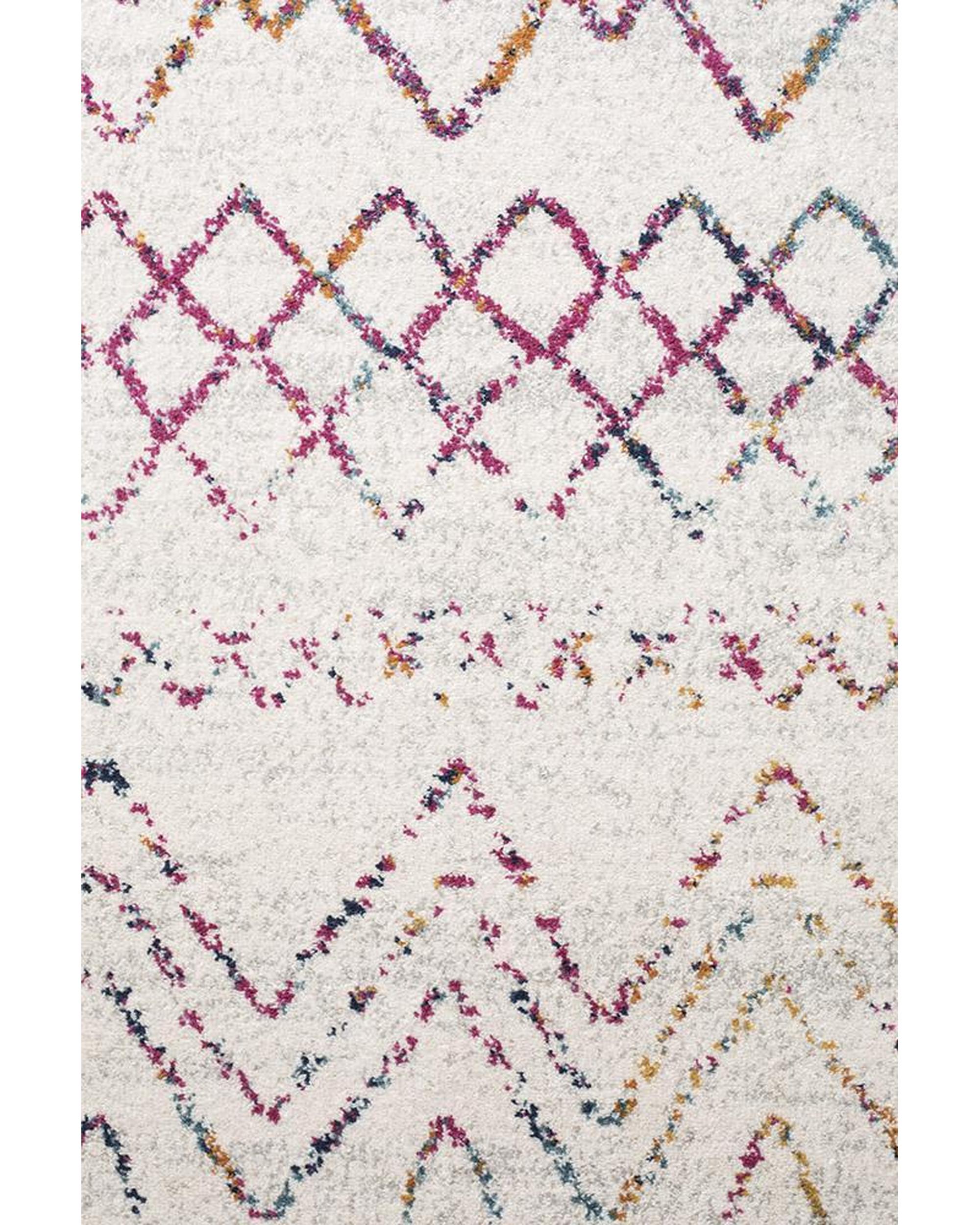 Oasis Nadia Multi Rustic Tribal Round Rug