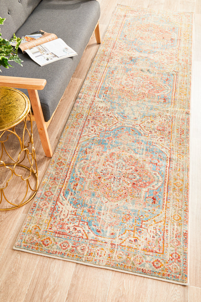 Odyssey 110 Blue Runner Rug Culture