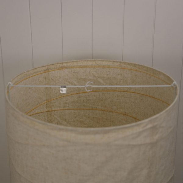 BOHEME.45 Pendant Light Flax linen shade Oriel Lighting